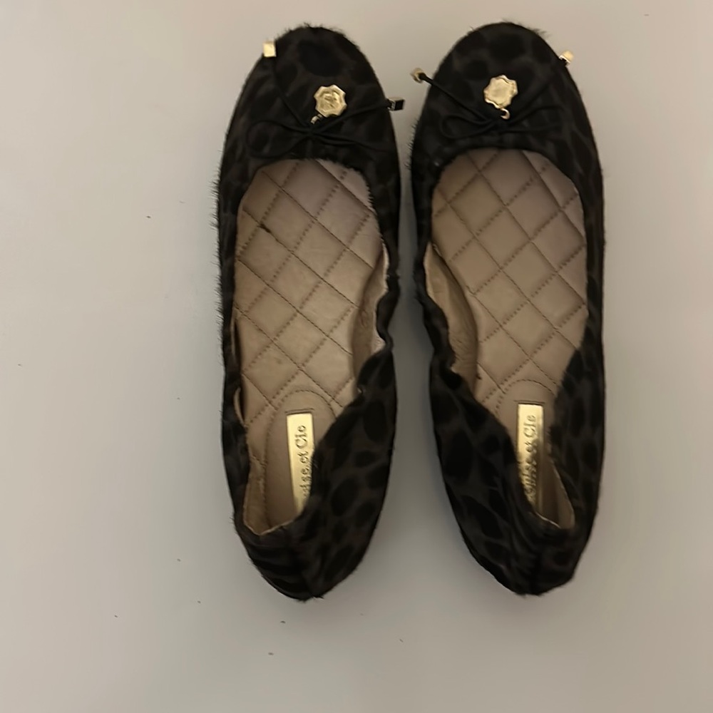 Louise et Cie Real Cow Fur Vintage Flats